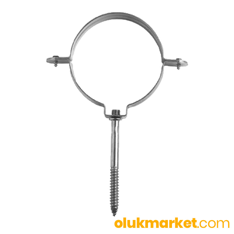 Çinko İniş Boru Kelepçesi Oval