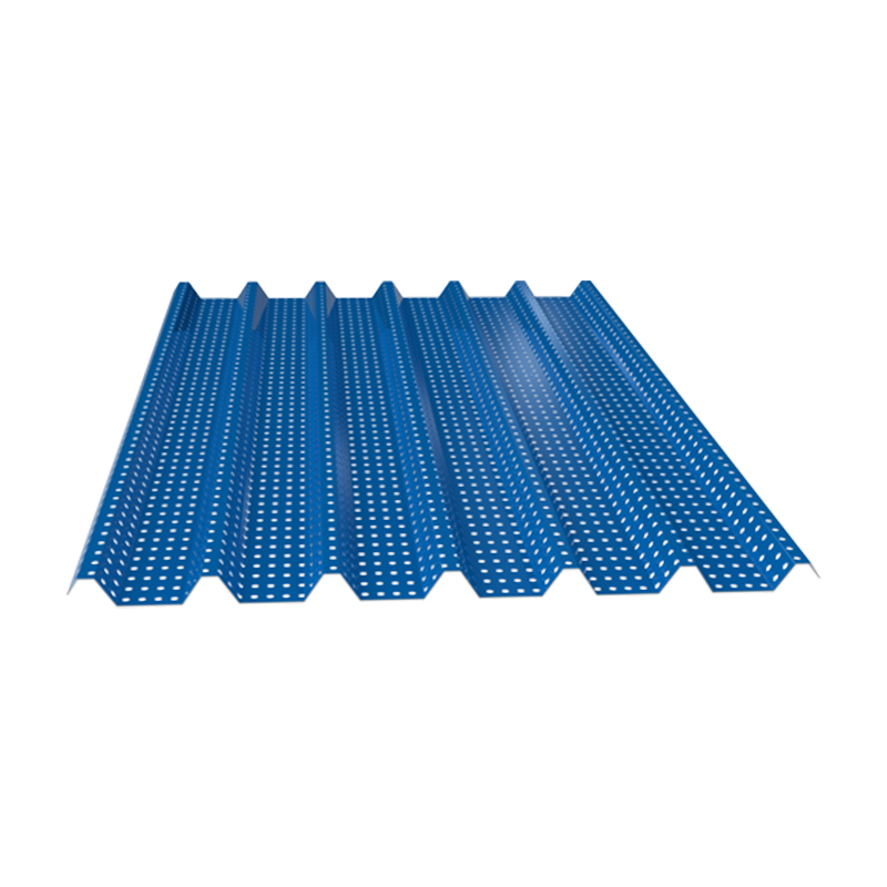 Akustik Trapez Galvaniz Sac Levha – Mavi RAL 5010 – 38-151-7 Formlu (0.50 – 0.80 mm)