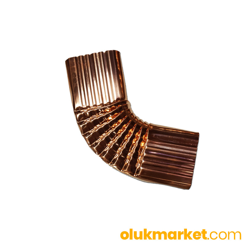 Bakır Yağmur İniş Dirseği Kare