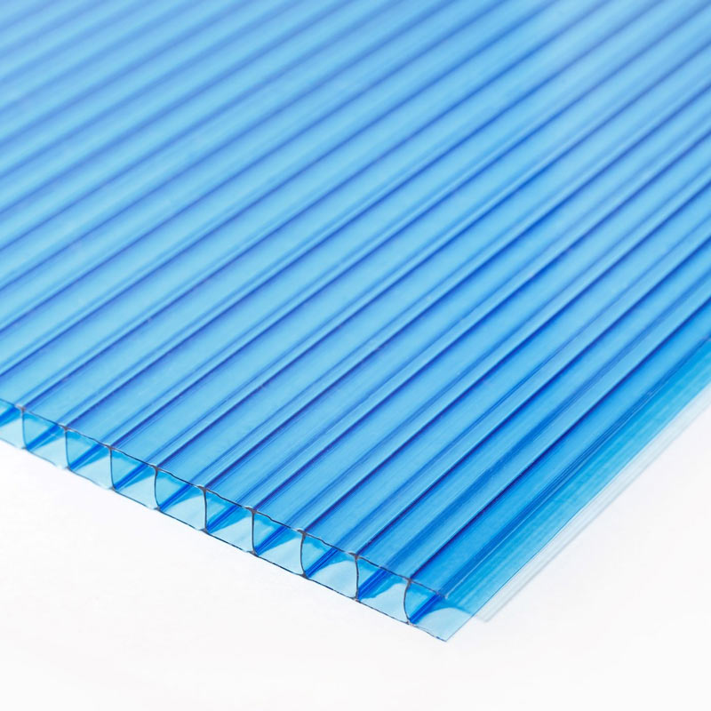 Mavi Oluklu Polikarbon Levha 10 mm (600 cm x 210 cm) - İthal