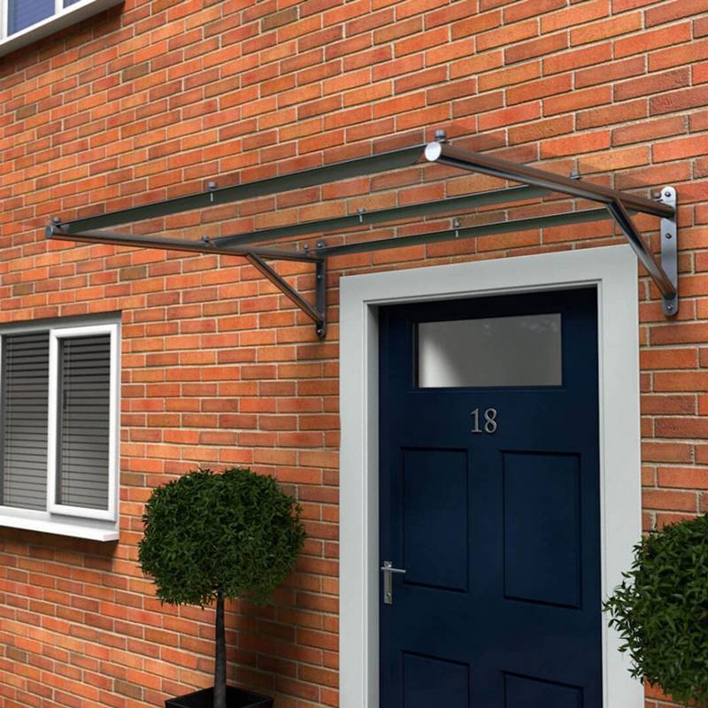 Kapı Üzeri Solid Sundurma - Metal Ayaklı Solid Sundurma