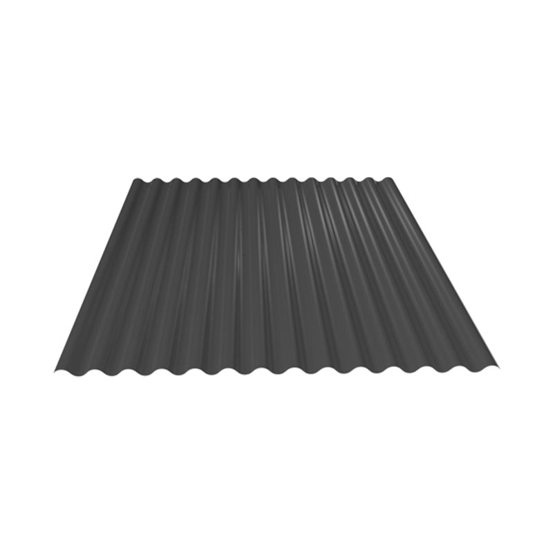 Sinüs Trapez Levha Boyalı - Koyu Gri RAL 7016 - 18/76 Formlu (0.50 mm)