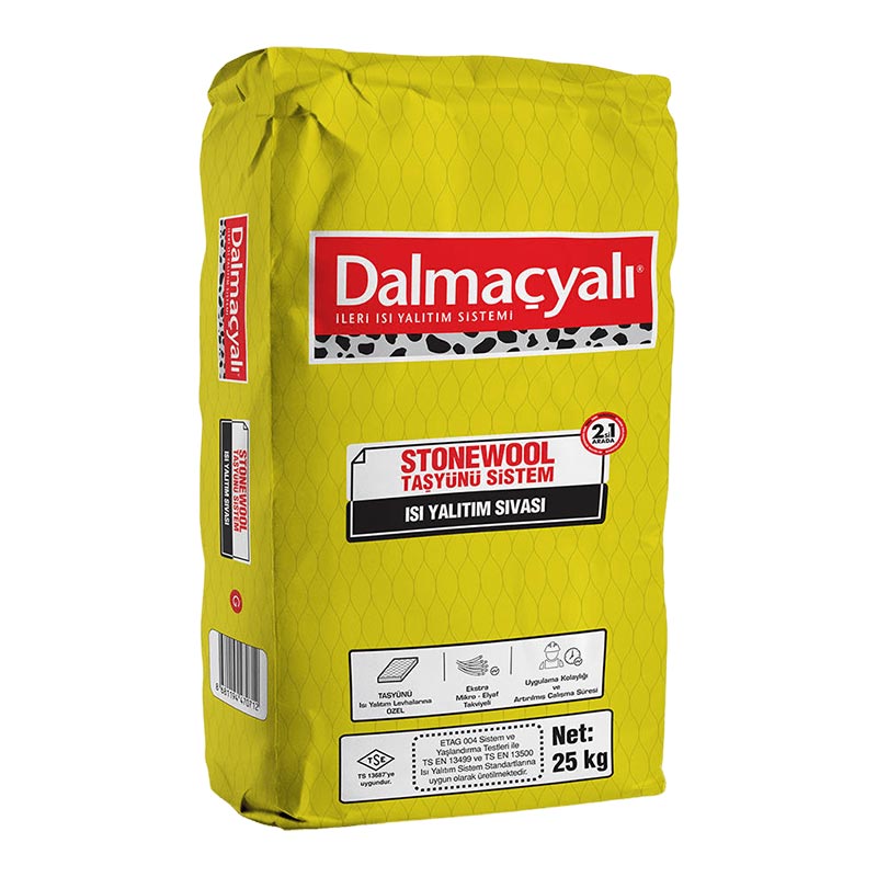Stonewool Taşyünü Sistem Sıvası (25 Kg) - Dalmaçyalı