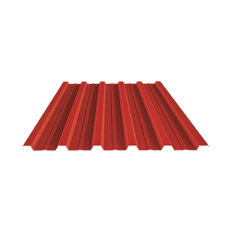 trapez-sac-2.jpg Trapez Sac Levha Galvaniz Boyalı - Kırmızı RAL 3009 - 27/200 Formlu (0.40 mm)